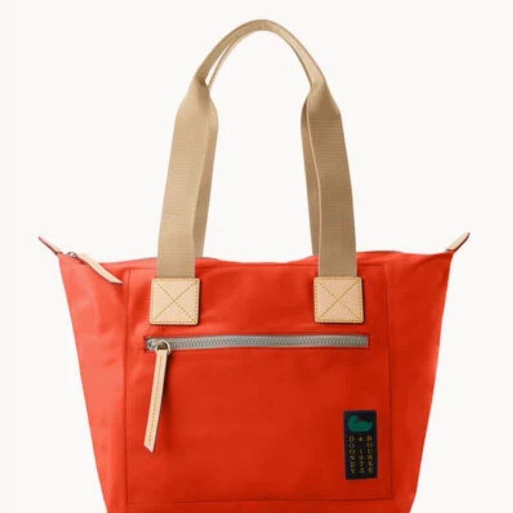 Dooney & Bourke Nylon Clementine Tan Tote